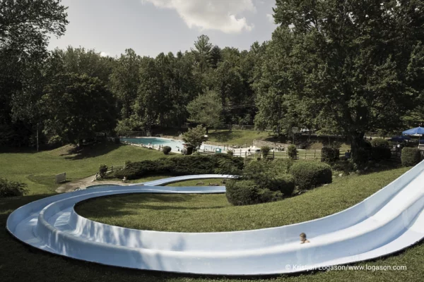 Waterslide in Great Smoky Mountains, North Carolina